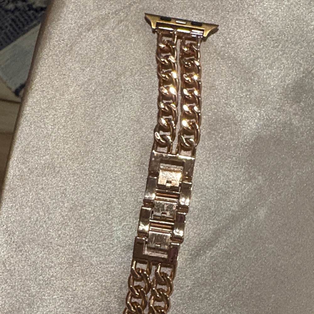 Gold Metal Watch Band